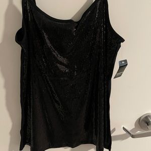 Torrid Size 2 - black sequin cami